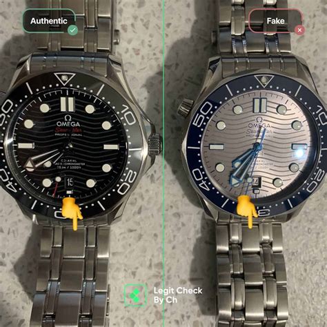 omega watch fake vs real